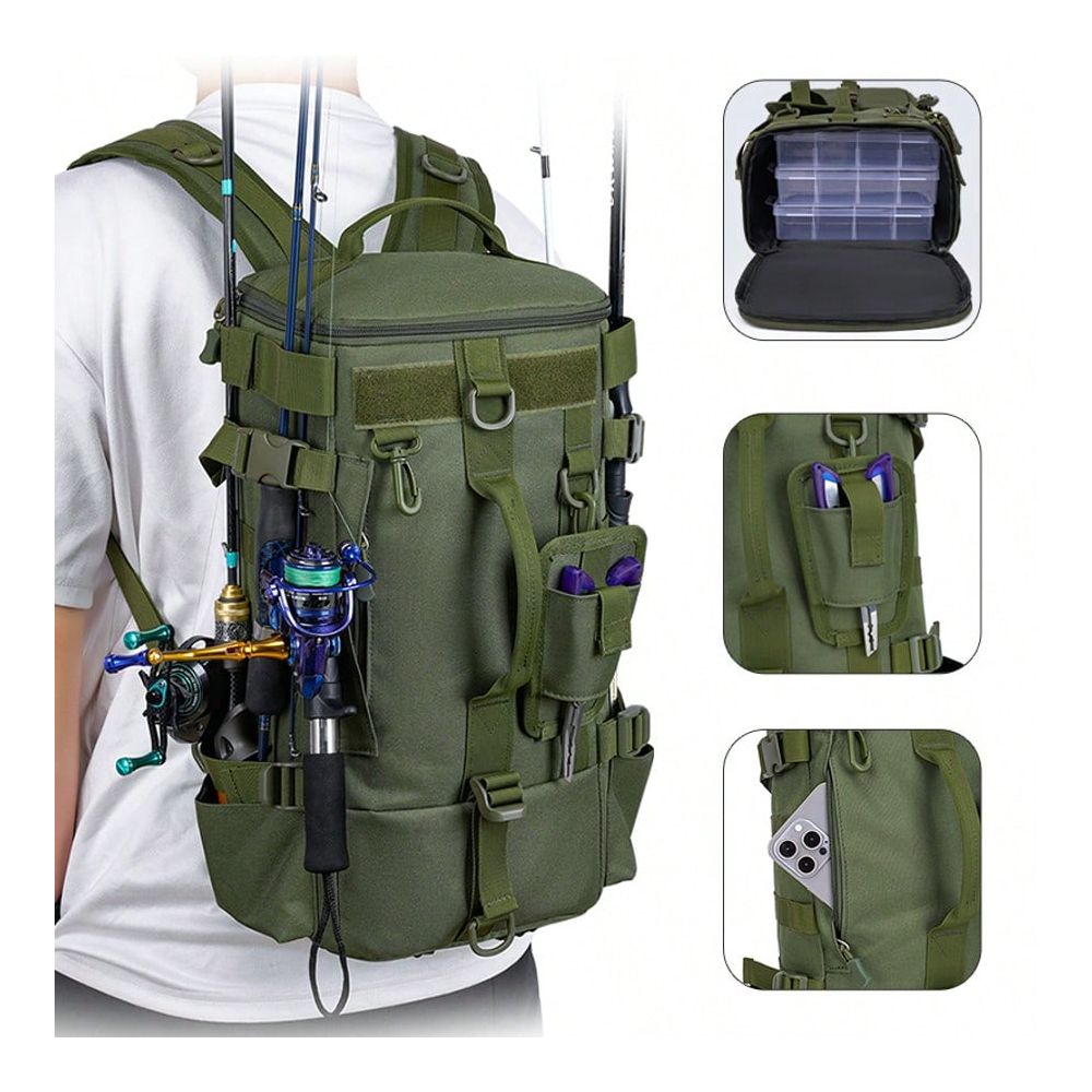 Erkek Balıkçı Sırt Çantası, Te - Outdoor Hunting Gear Storage incelemesi ve fiyatı